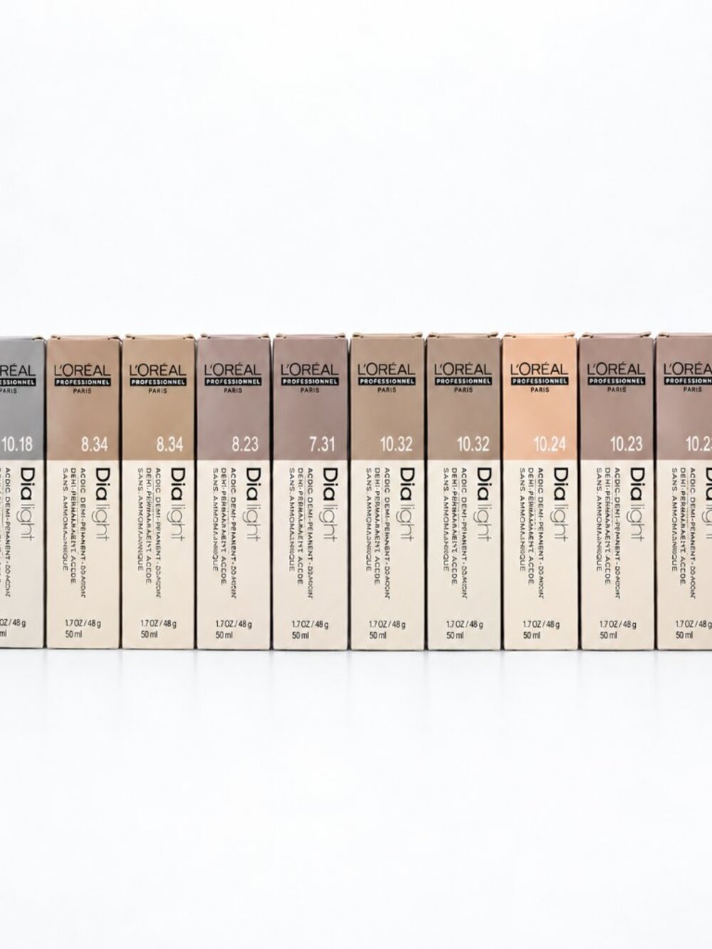 Loreal DIALIGHT Professional Acidic Demi-Permanent Gel Creme Hair Color 1.7 oz